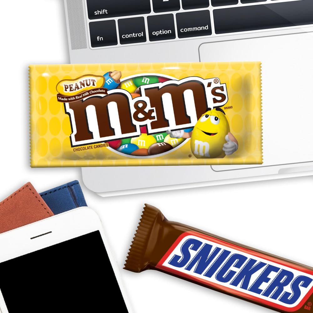 M&M'S, SNICKERS, 3 MUSKETEERS, SKITTLES & STARBURST Variety Pack Full Size Bulk Candy Assortment, 56.11 oz, 30 Bars - Image 6