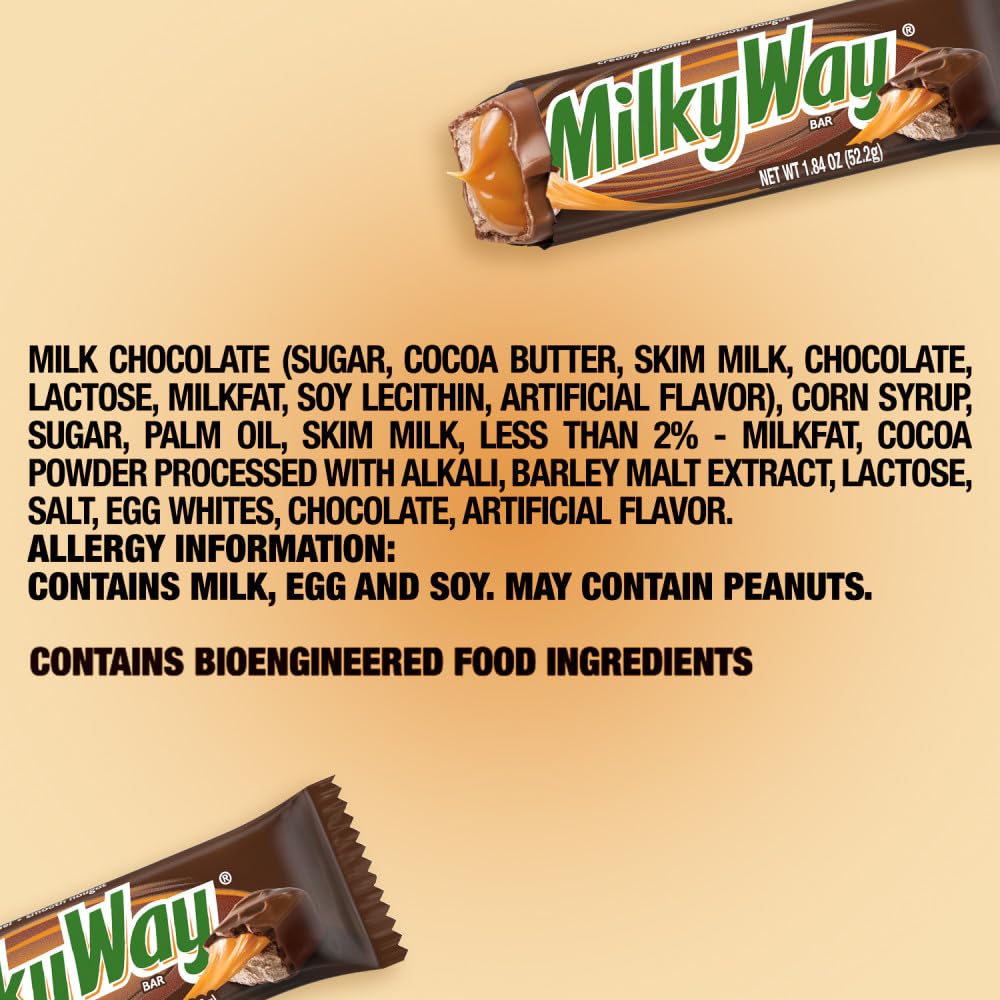 MilkyWay Candy Milk Chocolate Bars Bulk Pack, Full Size, 1.84 oz Pack of 36) - Image 3