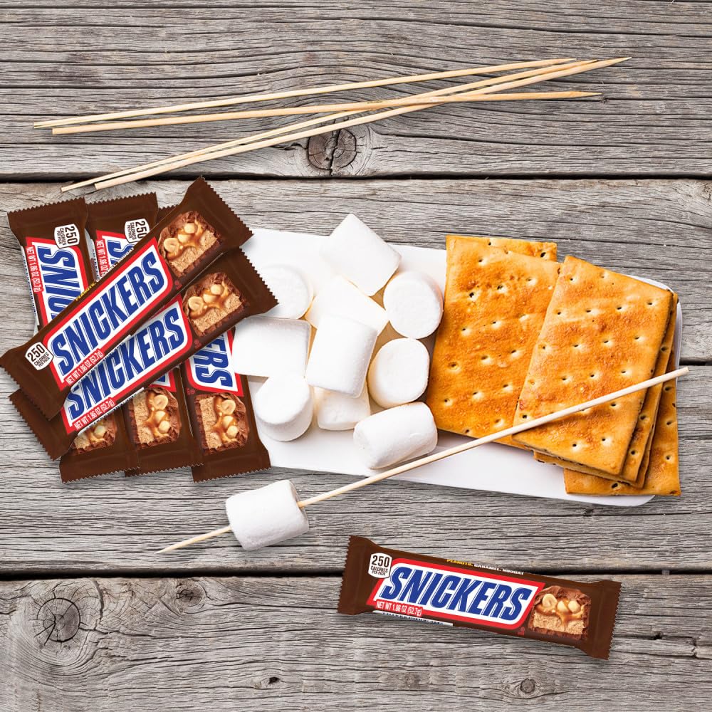 SNICKERS Full Size Bulk Milk Chocolate Candy Bars, 1.86 oz Bar, 48 ct Box - Image 7