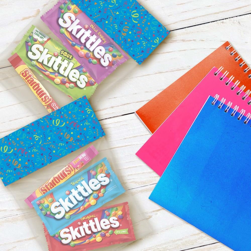 STARBURST Original & FaveRed and SKITTLES Original, Wild Berry, Sour and Tropical Chewy Candy Full Size Travel Essentials Variety Pack, 30 Count Bulk Box - Image 5